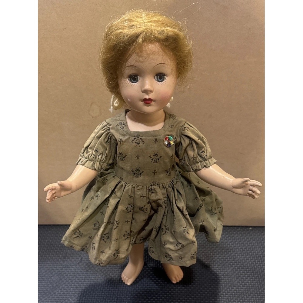 Vintage American Character SWEET SUE Walker Doll 15-1/2" Hard Plastic